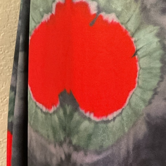 O-MIGHTY Women's Blue Red Dress sleeveless maxi - Picture 12 of 13